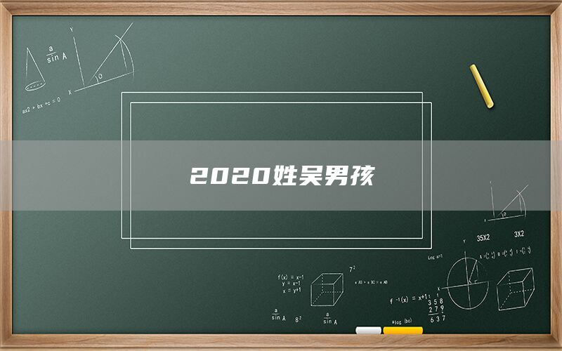  2022姓吴男孩(图1)